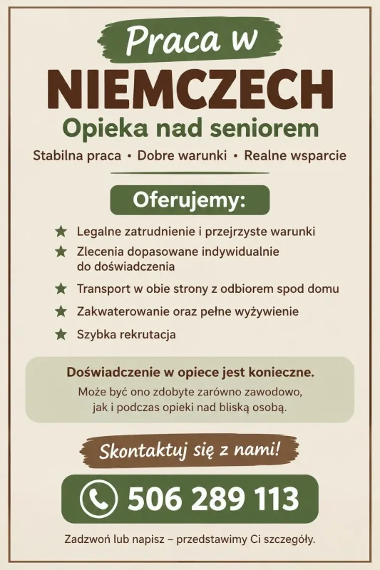 Opiekun osoby starszej w Niemczech – sprawdź możliwości - zdjecie glowne