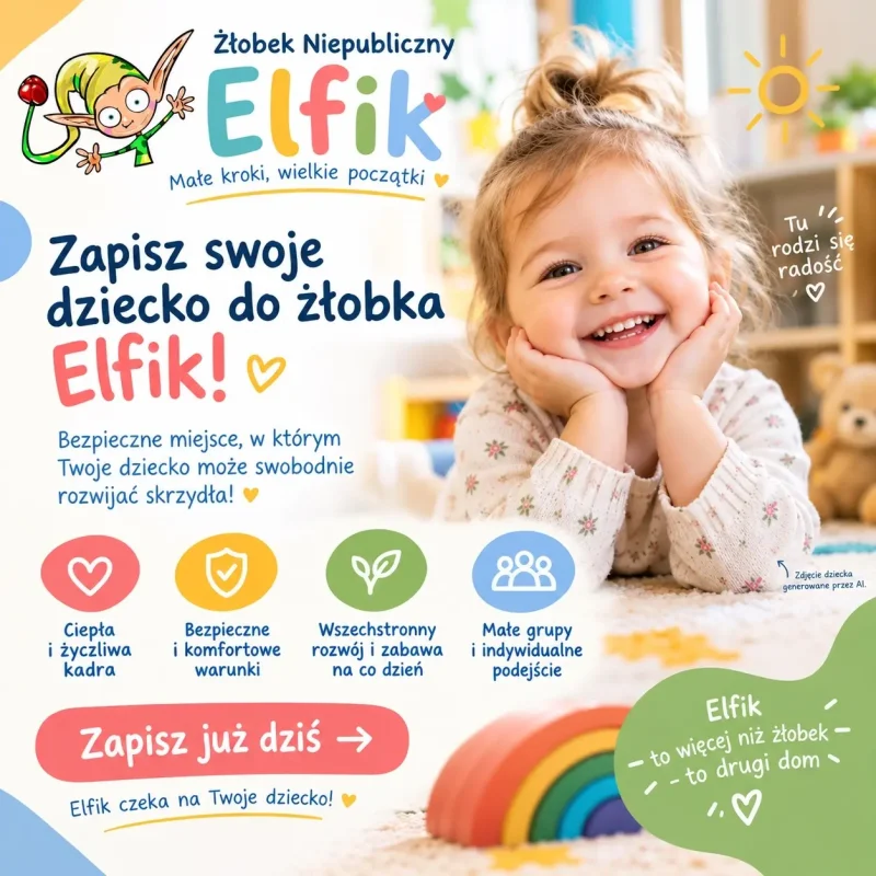 Żłobek niepubliczny elfik-opieka nad dziećmi - zdjecie glowne