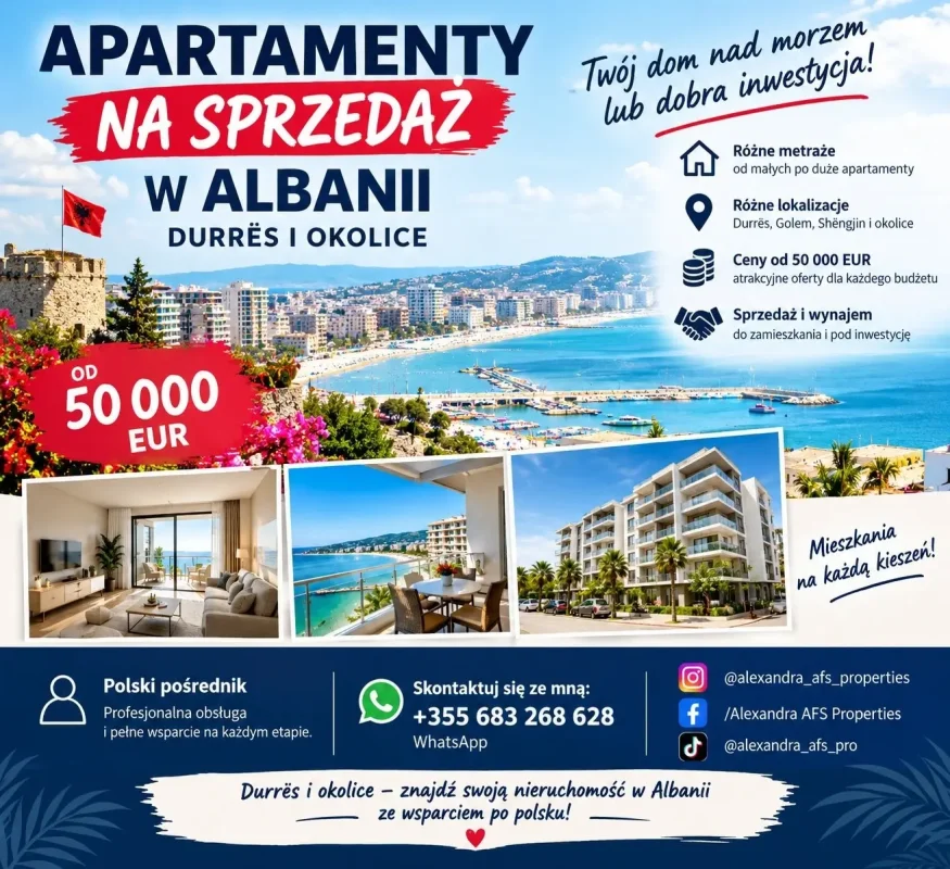 NIERUCHOMOSCI W ALBANII - DURRES I OKOLICE | SPRZEDAZ I WYNAJEM - zdjecie glowne