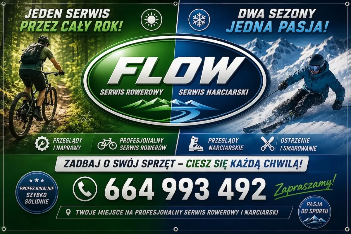 FLOW Serwis – profesjonalny serwis rowerowy i narciarski | Szczyglice k. Krakowa - zdjecie glowne