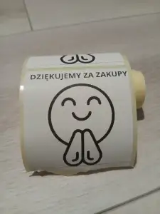 ETYKIETY OSTRZEGAWCZE NA PACZKI 100-200 szt