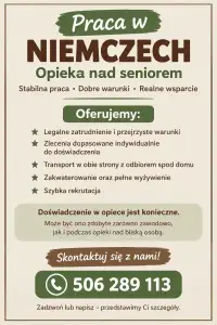 Opiekun osoby starszej w Niemczech – sprawdź możliwości