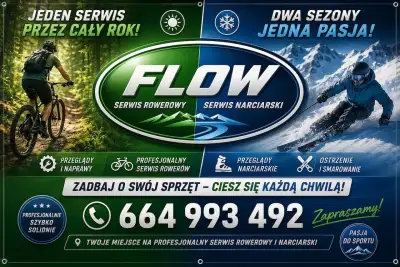 FLOW Serwis – profesjonalny serwis rowerowy i narciarski | Szczyglice k. Krakowa