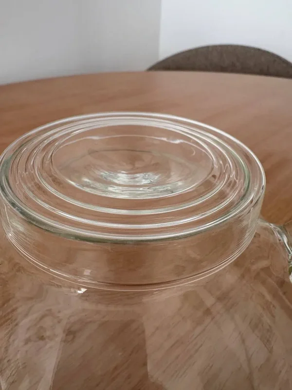 Vintage Jenaer Glas – zestaw Bauhaus: 8 szklanek i czajnik - zdjęcie 8