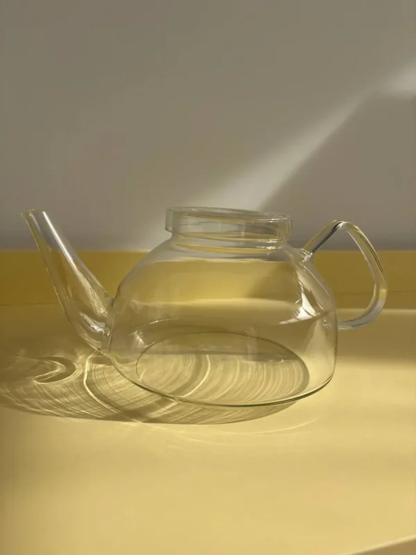 Vintage Jenaer Glas – zestaw Bauhaus: 8 szklanek i czajnik - zdjęcie 7