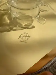 Vintage Jenaer Glas – zestaw Bauhaus: 8 szklanek i czajnik - miniatura 6