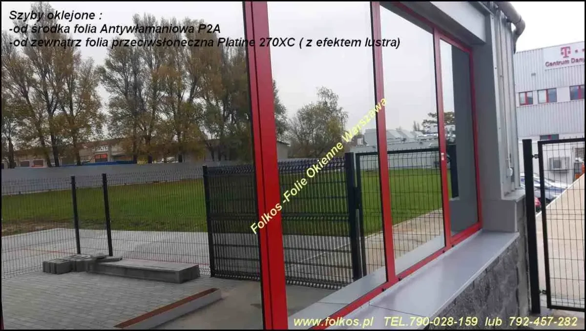 Folie bezpieczne i antywłamaniowe- folie wzmacniające strukture szyby Oklejanie - zdjęcie 9