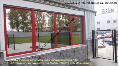 Folie bezpieczne do szkół Certyfikat -folie bezpieczne Warszawa - Usługa oklejania szyb folie 2B2 - miniatura 9