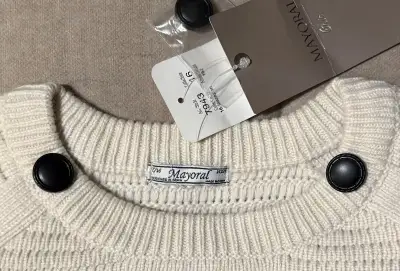 Mayoral sukienka dzianinowa sweter w paski r. 16 / 162 cm - miniatura 3