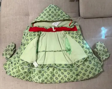 Mariquita komplet zimowy dziewczęcy 104 kurtka spodnie na szelkach rękawiczki - miniatura 3