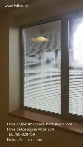 Folie bezpieczne na okna do szkół Warszawa Białołęka Usługa oklejania szyb Certyfikat Folie 2B2, 1B1 - miniatura 6