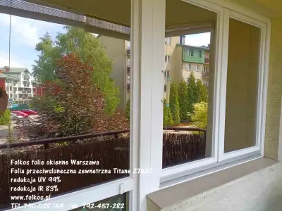 Folie okienne -folie Warszawa Białołęka, Tarchomin-Oklejanie szyb TEL.790028159 Folkos folie - miniatura 14
