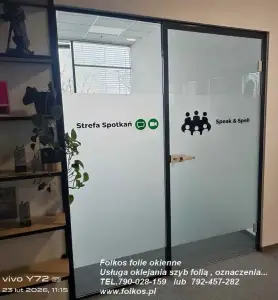 Folie okienne Warszawa Mokotów -Ochota folie z usługą oklejania szyb TEL.790028159 Folkos Warszawa - miniatura 12