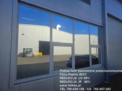 Folie okienne Warszawa Mokotów -Ochota folie z usługą oklejania szyb TEL.790028159 Folkos Warszawa - miniatura 2