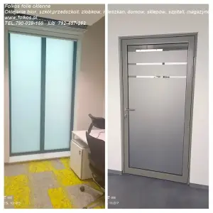 Folie okienne Warszawa Mokotów -Ochota folie z usługą oklejania szyb TEL.790028159 Folkos Warszawa - miniatura 7