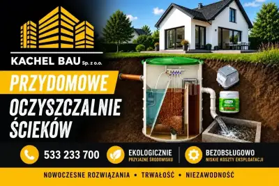 przydomowe oczyszczalnie ścieków biologiczne, ekologiczne szambo