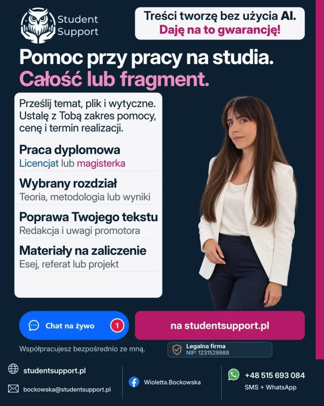 Pomoc przy wybranym rozdziale pracy - teoria, metodologia, wyniki online – Mysiadło