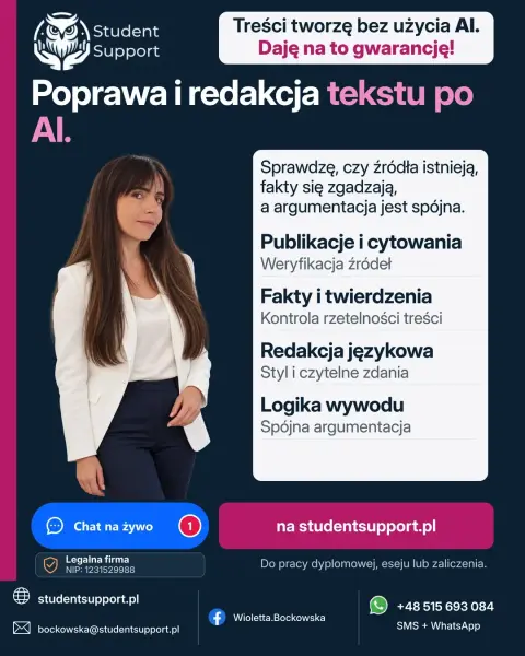 Redakcja tekstu po AI - weryfikacja źródeł, faktów i argumentacji online